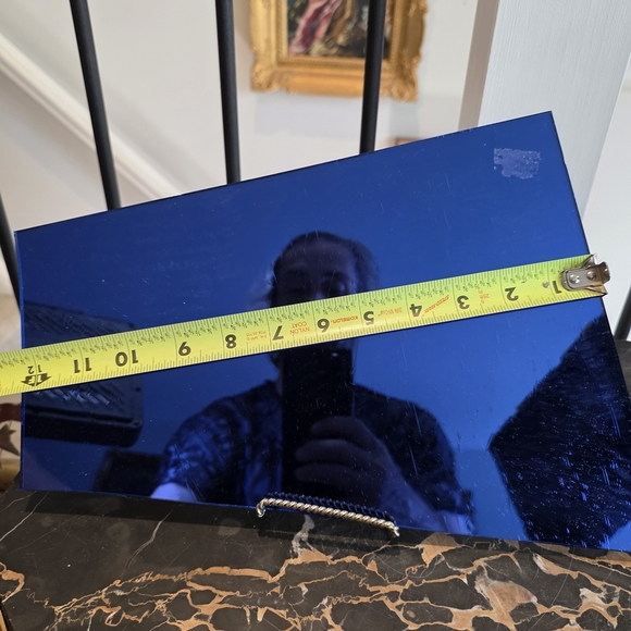 Blue Geometric Panel - Picture 6 of 9